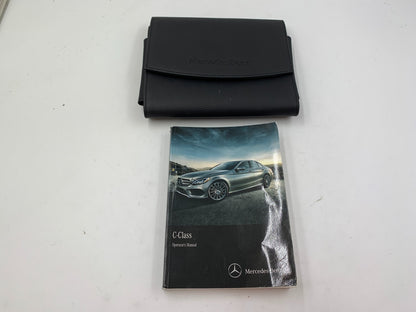 2016 Mercedes-Benz C Class Owners Manual Set with Case OEM B02B22043