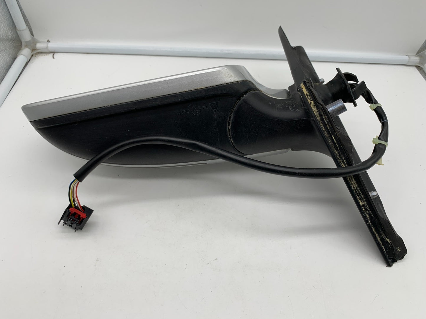 2009 Audi A4 Driver Side View Power Door Mirror Silver OEM