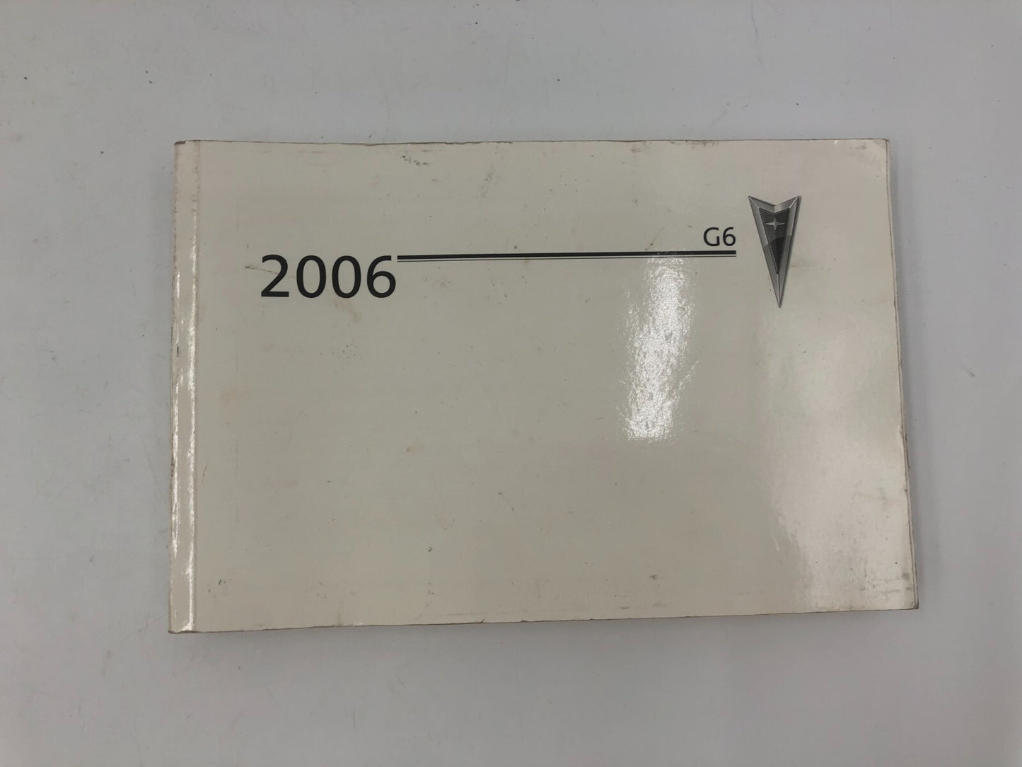 2006 Pontiac G6 Owners Manual OEM C01B07012