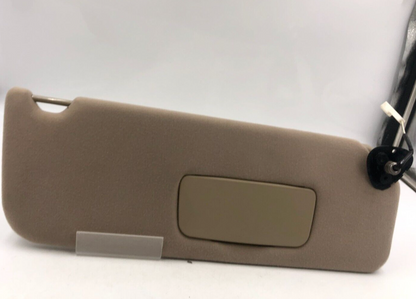 2005-2010 Toyota Sienna Passenger Sun Visor Tan Illuminated OEM D01B46081