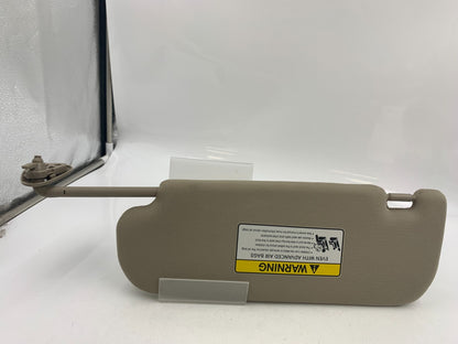 2011-2016 Kia Optima Passenger Sun Visor Tan Illuminated OEM E03B13052