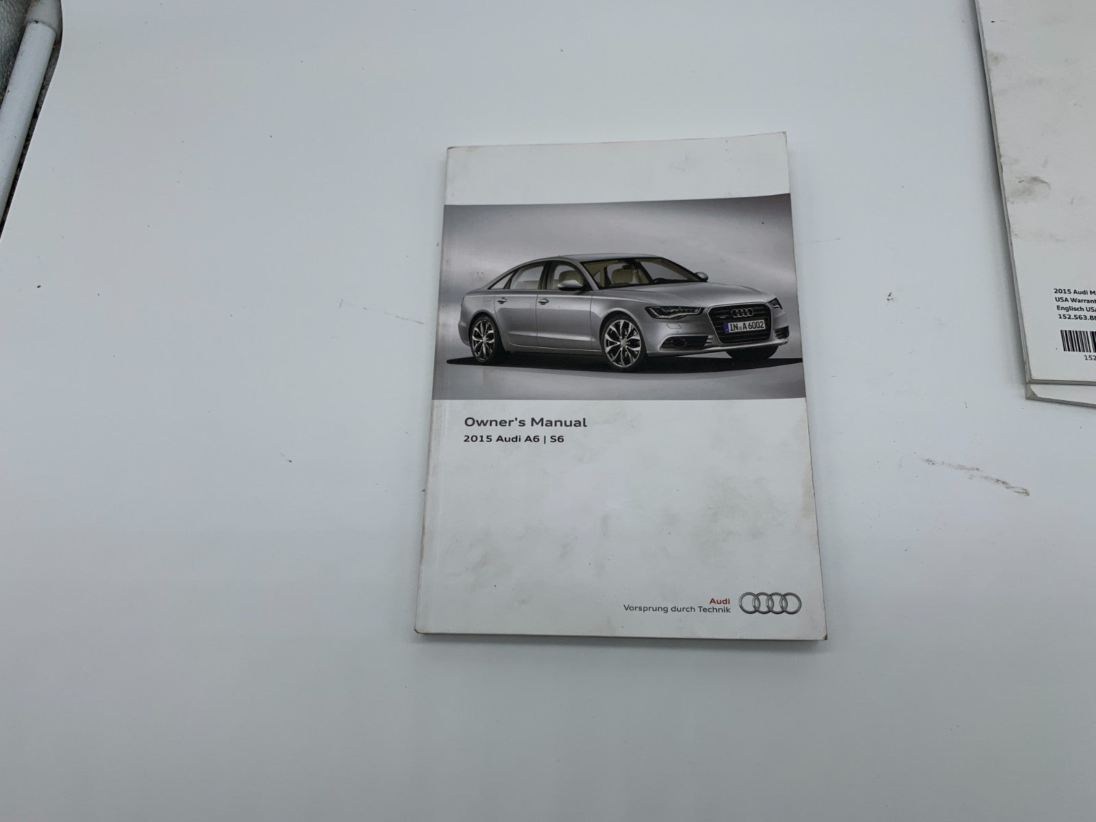 2015 Audi A6 Owners Manual Set OEM B04B49015