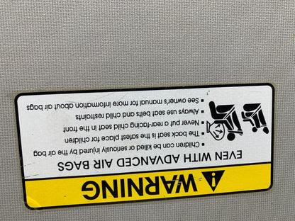 2010-2013 Kia Forte Driver Sun Visor Gray OEM A01B40010