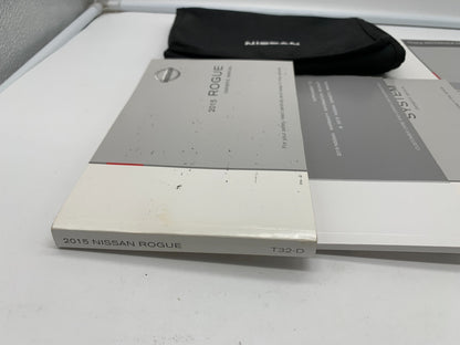 2015 Nissan Rogue Owners Manual Set with Case OEM D03B05023