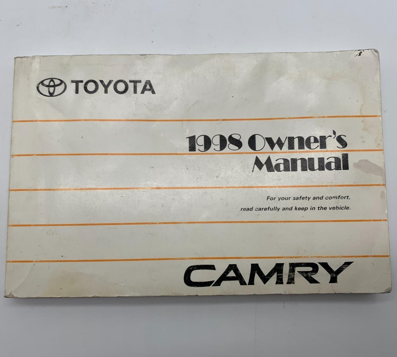 1998 Toyota Camry Owners Manual OEM C04B63001