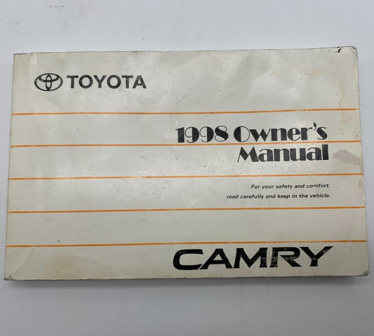 1998 Toyota Camry Owners Manual OEM C04B63001