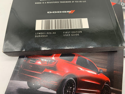 2017 Dodge Durango Owners Manual Set with Case OEM B03B44005