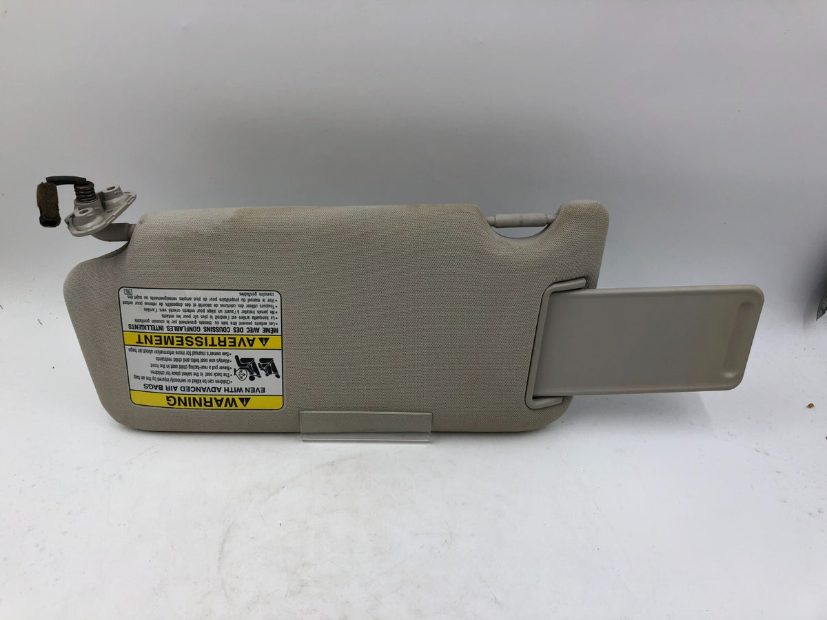 2010-2014 Subaru Legacy Passenger Sun Visor Gray Illuminated OEM B04B30009