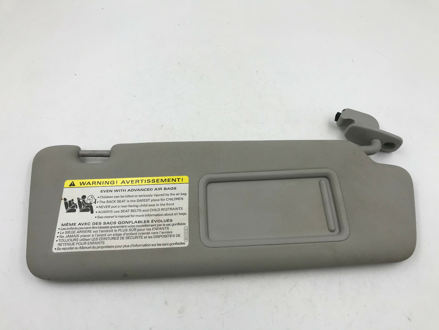 2002-2008 Audi A4 Sedan Passenger Sun Visor Gray Illuminated OEM B01B17062