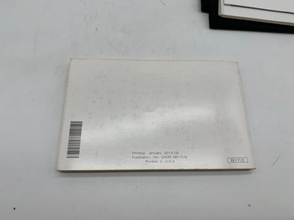 2013 Nissan Sentra Owners Manual Set with Case OEM B01B04001