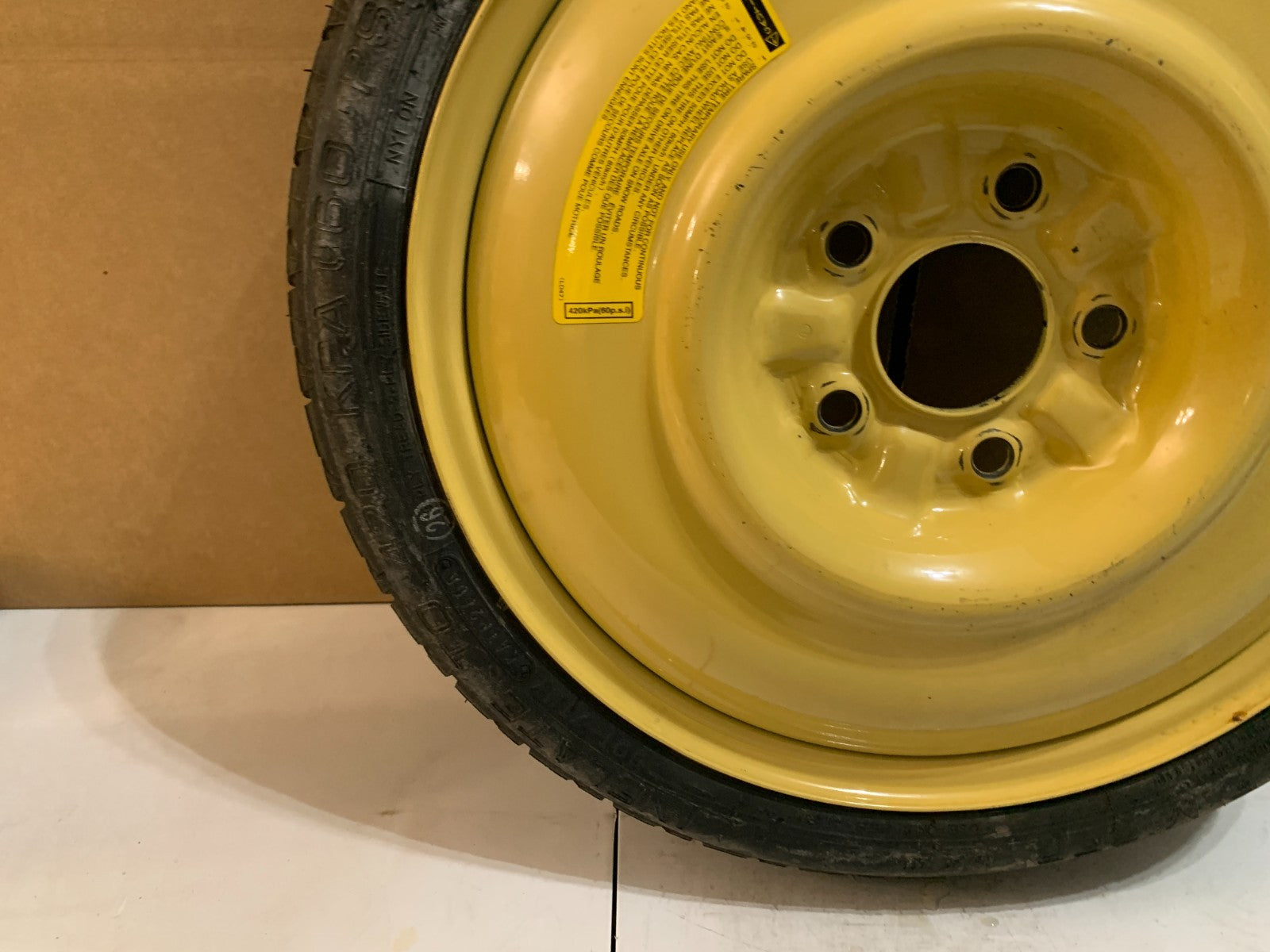 2006-2017 Mazda 5 Mazda5 16" Spare Tire Wheel Compact Donut T125/70D16