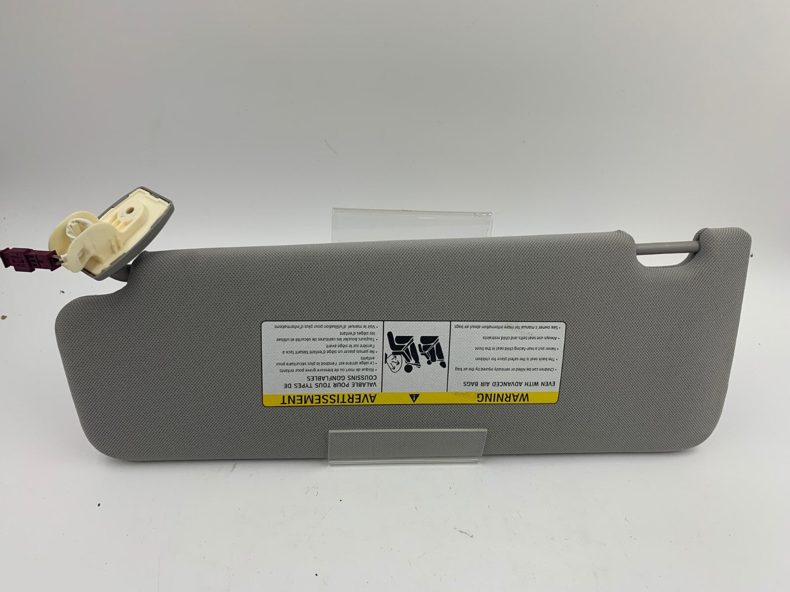 2010-2017 BMW 535i GT Passenger Sun Visor Gray Illuminated OEM B04B19012