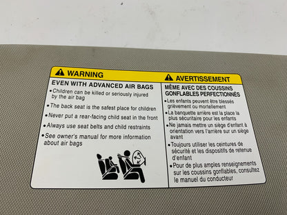 2005-2006 Lexus ES330 Driver Sun Visor Gray Illumination OEM D03B54034