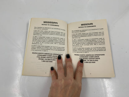 2007 Mazda CX-7 CX7 Owners Manual Set with Case OEM C04B14032