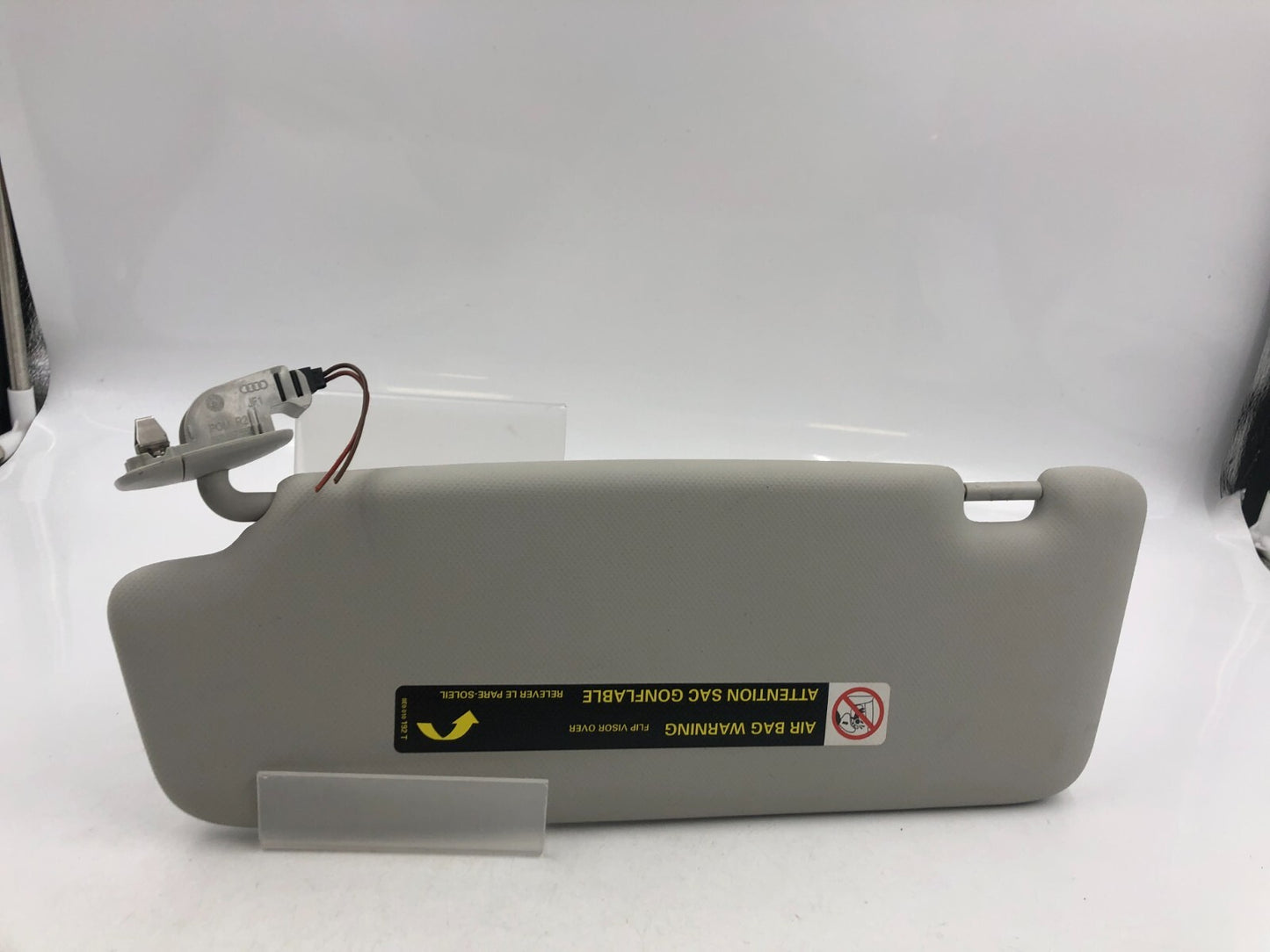 2009-2012 Audi A4 Passenger Sun Visor Sunvisor Gray Illuminated OEM D02B06049