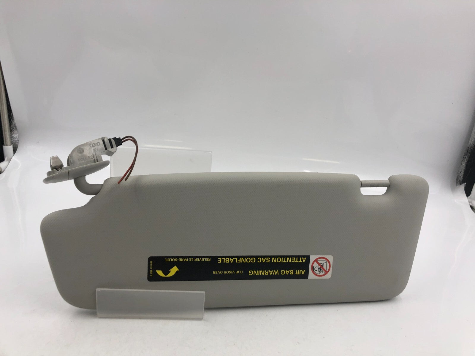 2009-2012 Audi A4 Passenger Sun Visor Sunvisor Gray Illuminated OEM D02B06049