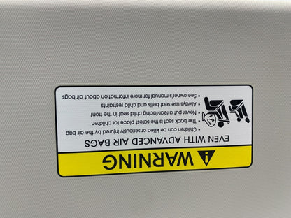 2014-2019 Kia Soul Passenger Sun Visor Gray Illuminated OEM A04B37024