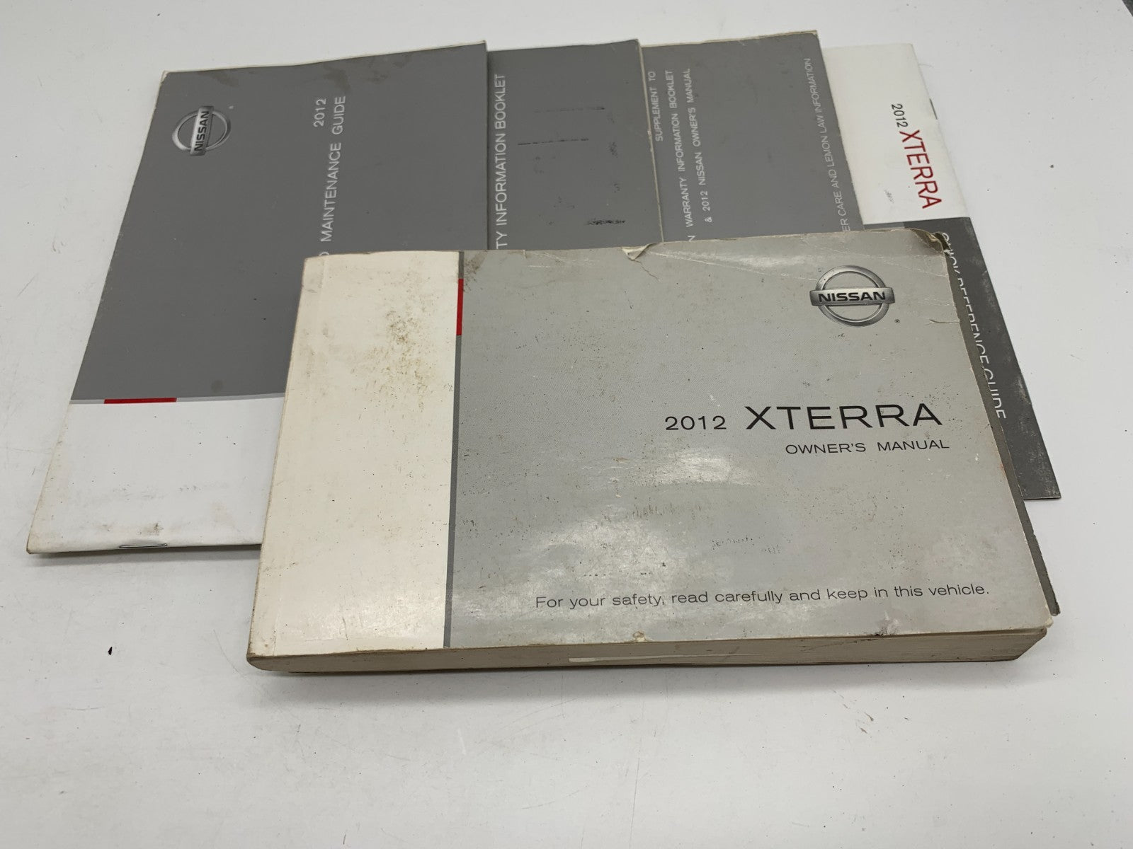 2012 Nissan Xterra Owners Manual Set OEM