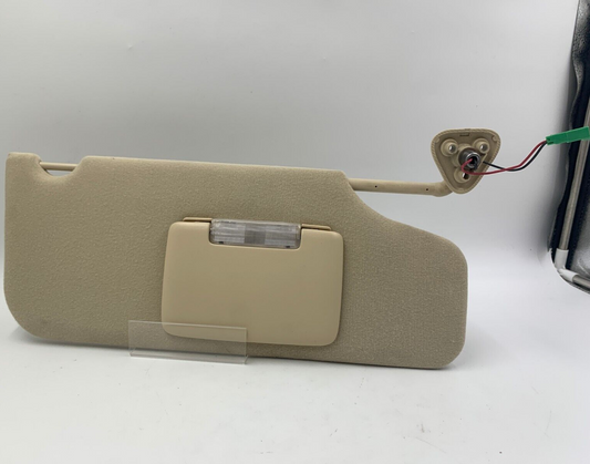 2008-2009 Ford Taurus X Passenger Sun Visor Sunvisor Beige Illuminated D01B52066