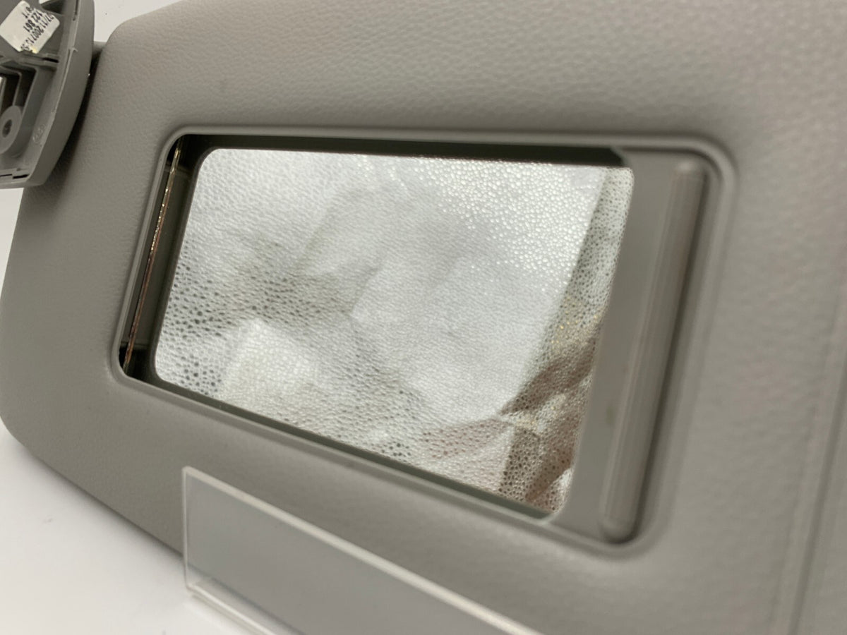 2008-2009 BMW 535i Driver Sun Visor Gray Illuminated OEM D04B24051