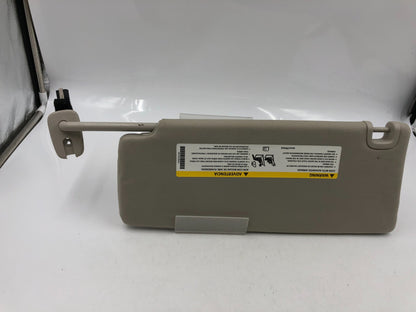 2014-2017 Jeep Grand Cherokee Passenger Sun Visor Gray Illuminated OEM D01B30084