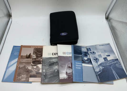 2008 Ford Expedition Owners Manual Set with Case OEM R01B18020