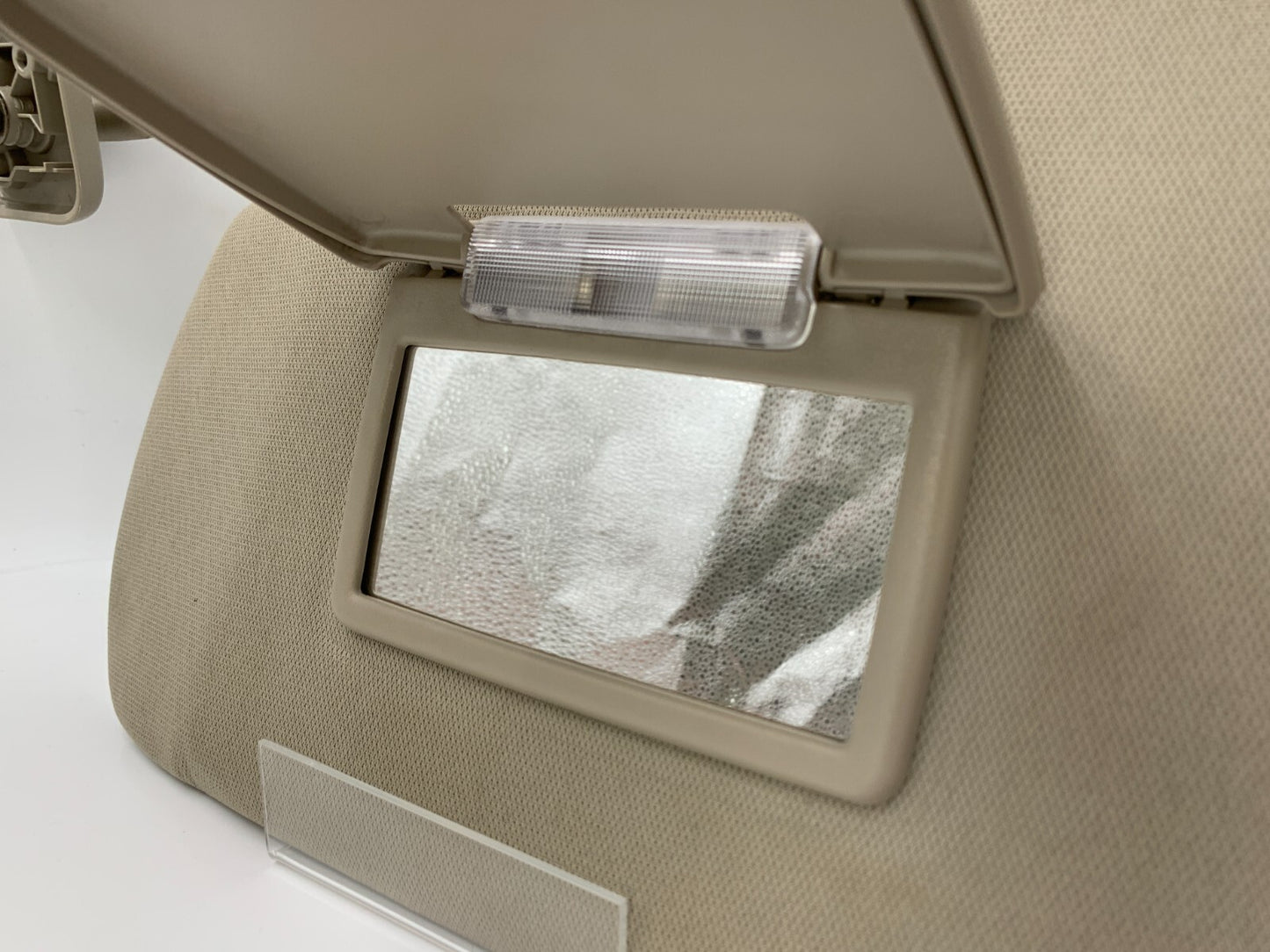 2009-2012 Ford Flex Driver Sun Visor Beige Illuminated OEM D01B54081