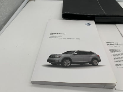 2022 Volkswagen Atlas Owners Manual Set with Case OEM C02B14054
