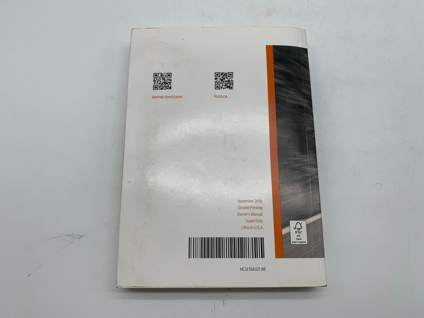 2017 Ford Super Duty Owners Manual Set with Case OEM C03B28006