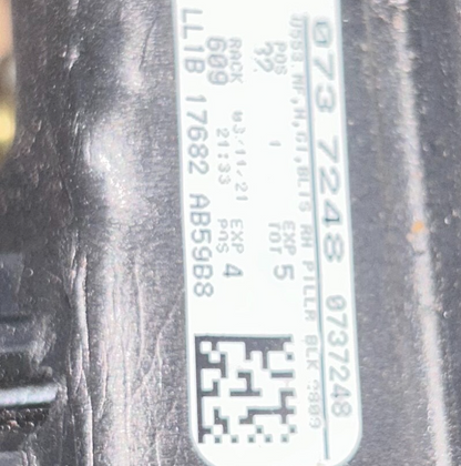 2021 Ford Expedition Passenger Side View Power Door Mirror Black BSA C03B67003