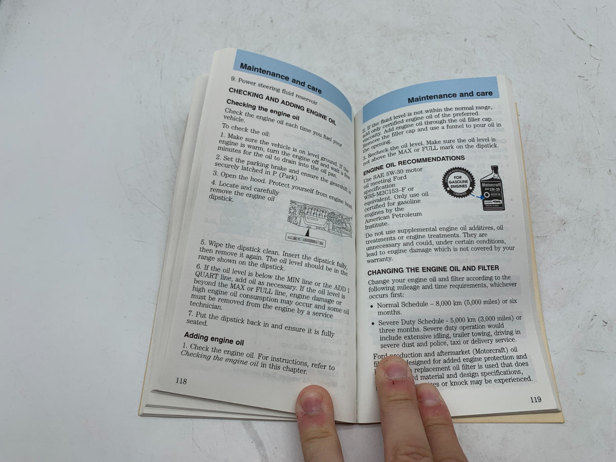 1996 Mercury Sable Owners Manual OEM B01B20099