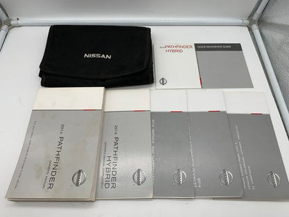 2014 Nissan Pathfinder Owners Manual Set with Case OEM D01B64009