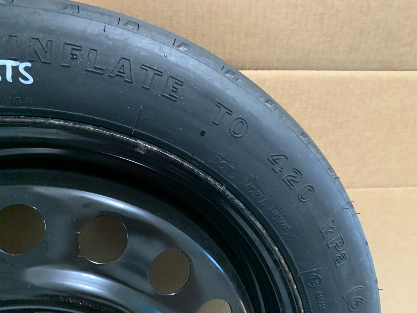 2006-2011 Cadillac STS Spare Tire 16" Compact Emergency Spare T145/70R17