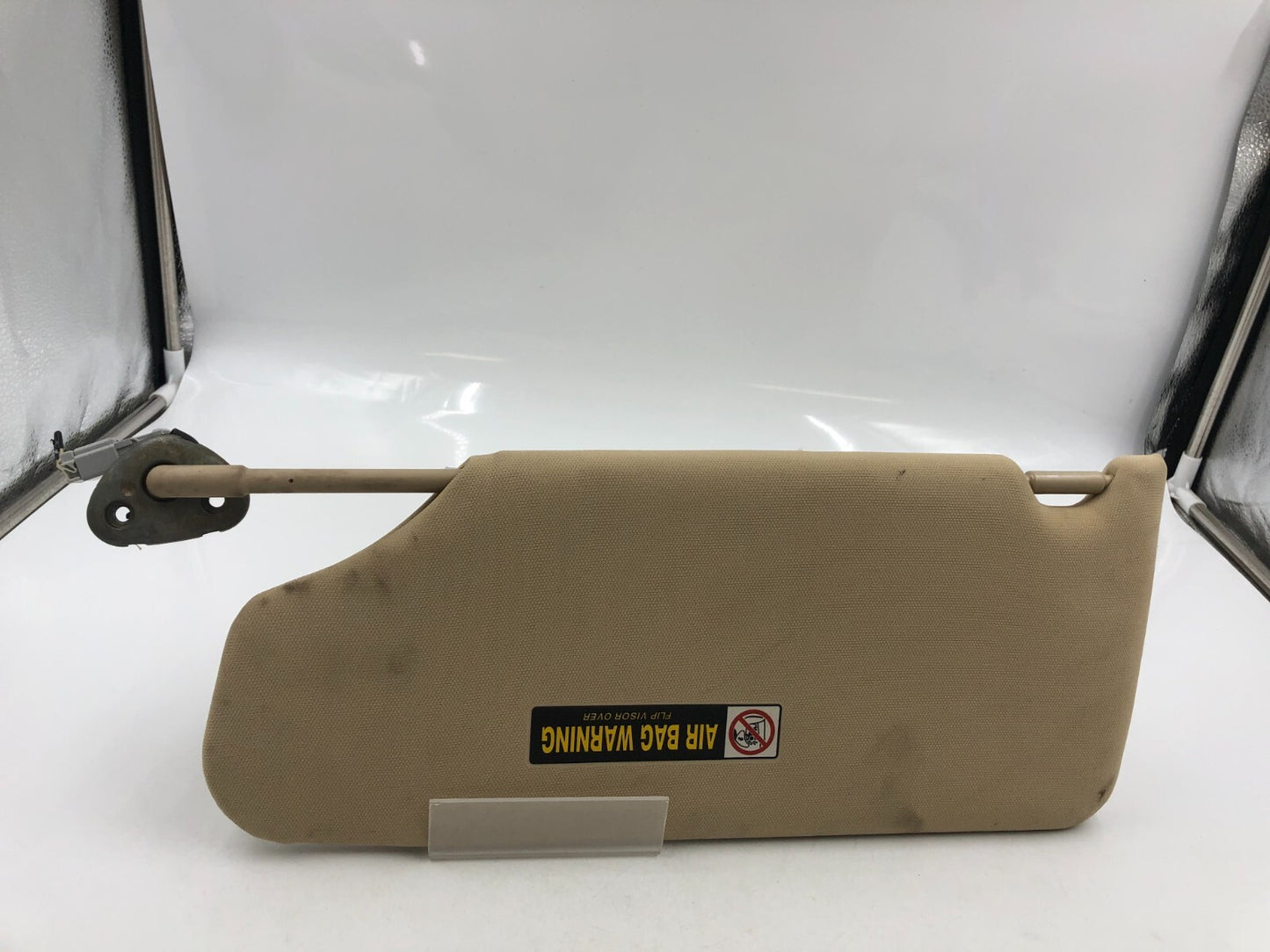 2004-2008 Acura TL Passenger Sun Visor Tan Illuminated OEM D01B28026