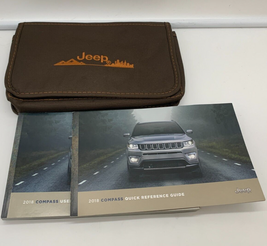 2018 Jeep Compass Owners Manual Set with Case OEM A02B56049