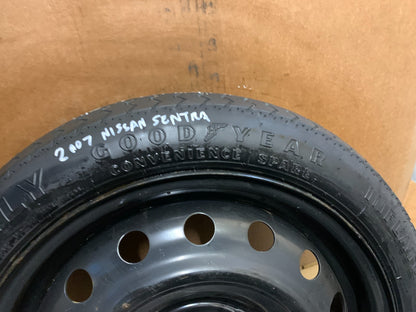 2007-2012 Nissan Sentra 15" Spare Tire Wheel Compact Donut 4 Lugs T125/70D15