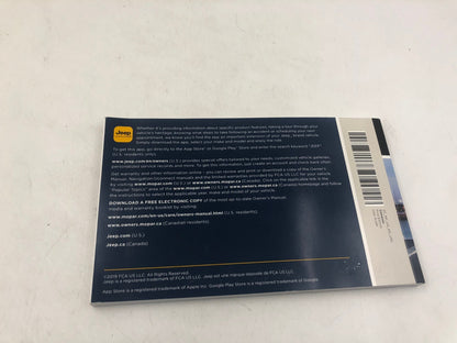 2020 Jeep Compass Owners Manual with Case OEM C02B48048