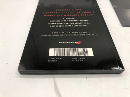 2016 Dodge Charger Owners Manual Set with Case OEM D02B24002