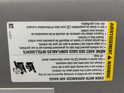 2018-2020 Chevrolet Equinox Passenger Sun Visor Illuminated OEM C01B28004