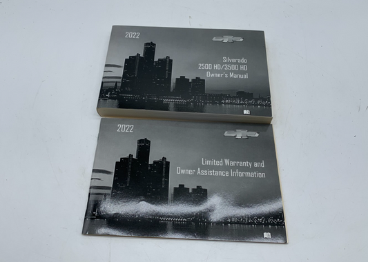 2022 Chevrolet Silverado 2500 3500 HD Owners Manual Set OEM D01B47004