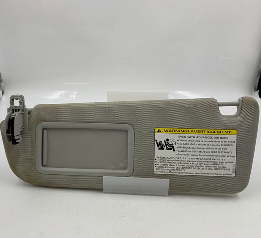 2013-2017 Audi A6 Driver Sun Visor Illuminated Gray OEM B04B34020