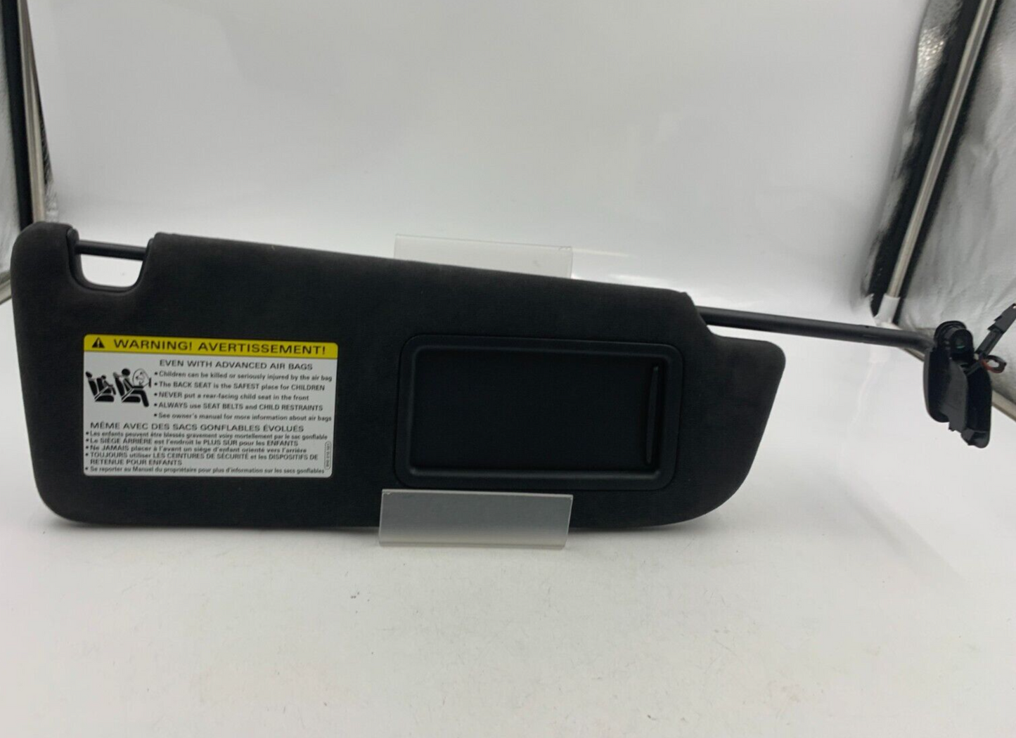 2010-2017 Audi A8 Passenger Sun Visor Sunvisor Black Illuminated OEM C01B38082