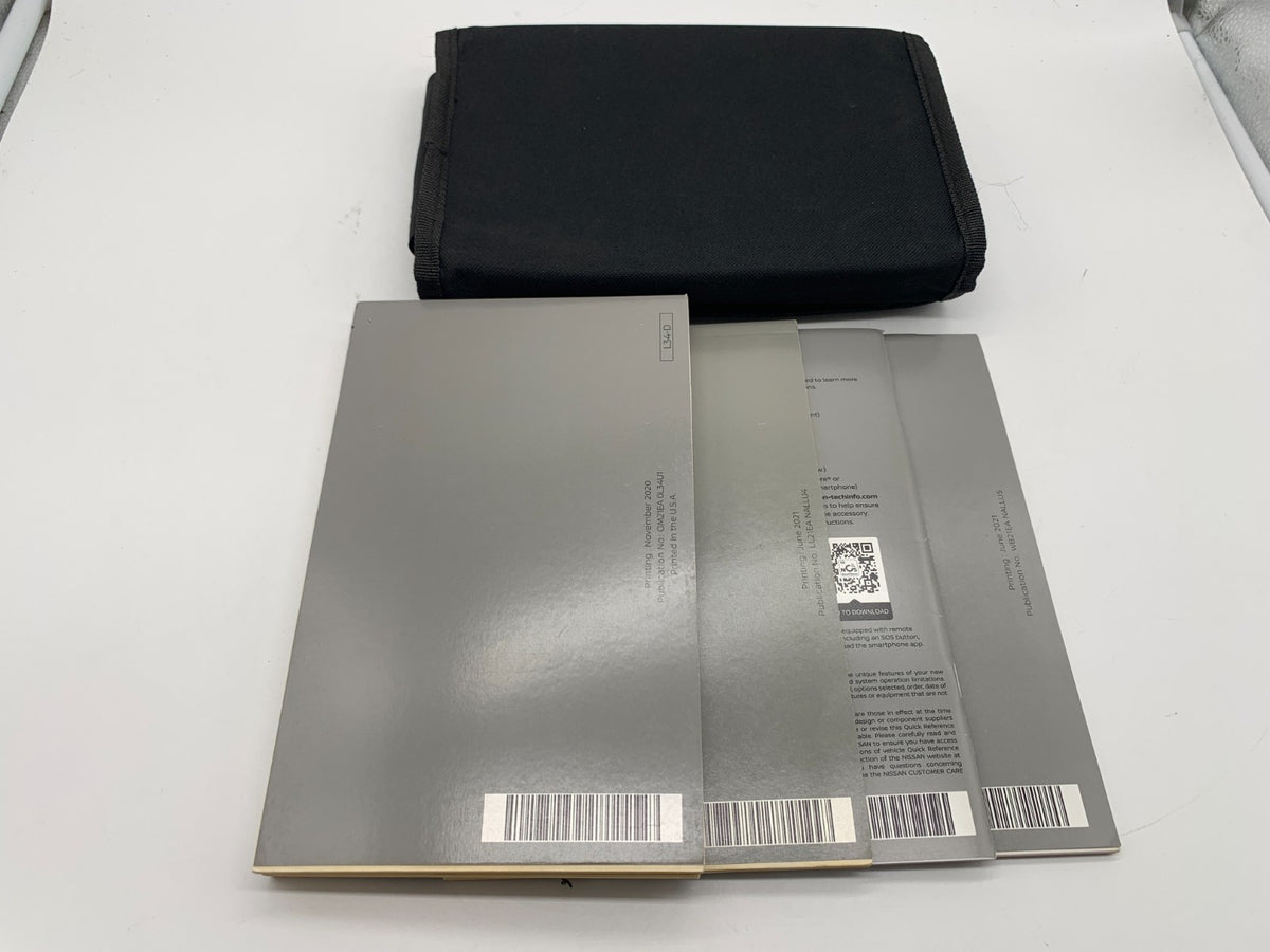 2021 Nissan Altima Sedan Owners Manual Set with Case OEM A02B55013