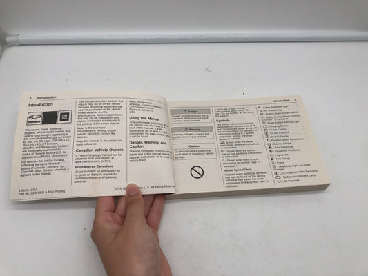 2017 Chevrolet Malibu Owners Manual OEM A03B46003