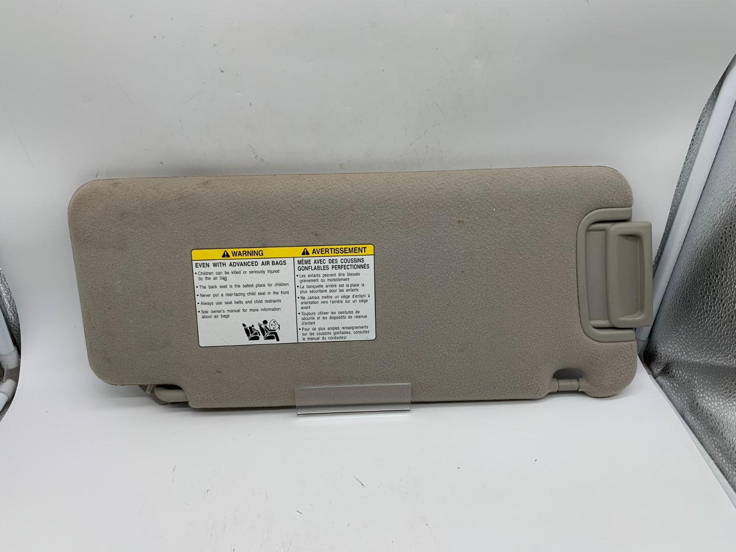 2011-2017 Nissan Quest Driver Sun Visor Sunvisor Gray Illuminated C03B41001