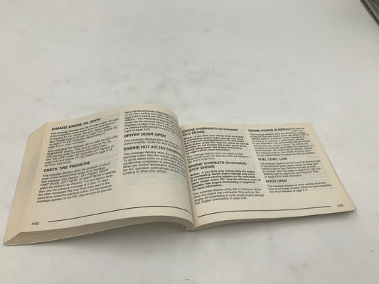 2005 Chevy Uplander Owners Manual OEM B03B47051