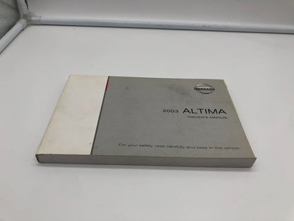 2003 Nissan Altima Owners Manual OEM D01B42007