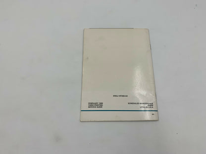 2000 Ford Windstar Owners Manual Set OEM D02B57003