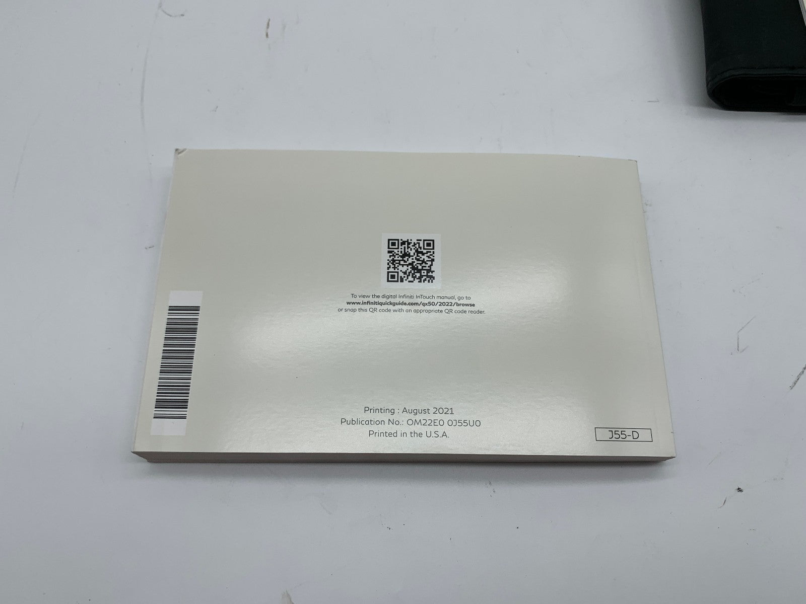 2022 Infiniti QX50 QX 50 Owners Manual Set with Case OEM D03B38007