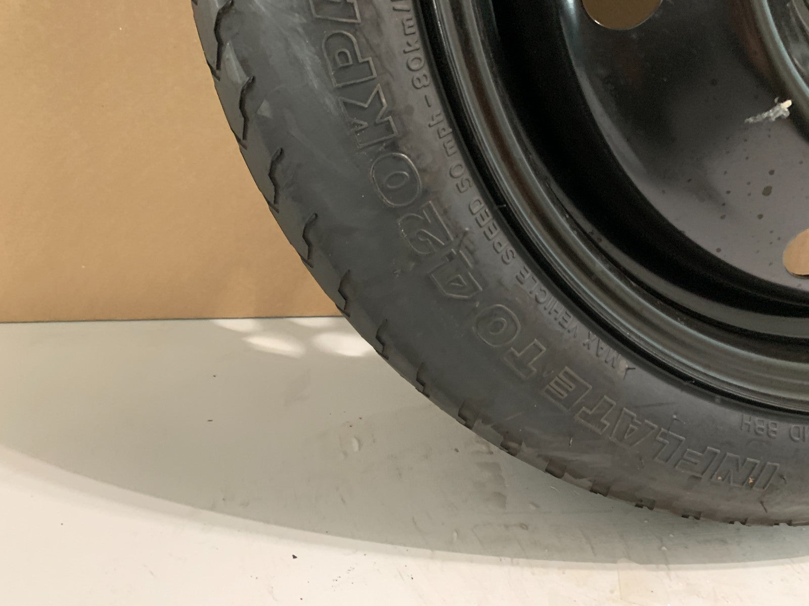2015-2020 Hyundai Sonata 16" Spare Tire Wheel Compact Donut T125/80D16 OEM